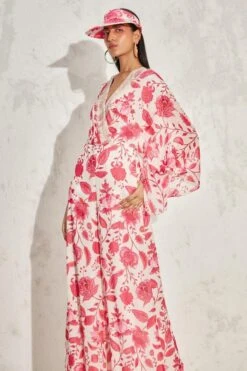 Namrata Joshipura Pink Eden Batwing Sleeve Jumpsuit 10 Namrata Joshipura Pink Eden Batwing Sleeve Jumpsuit -Inca Sales Store 01042023nj01 4