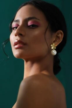 Varnika Arora Pearl Bloom Earrings