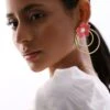 Varnika Arora Pink Calendine Earrings -Inca Sales Store 01062023va04 1