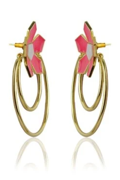Varnika Arora Pink Calendine Earrings -Inca Sales Store 01062023va04 5
