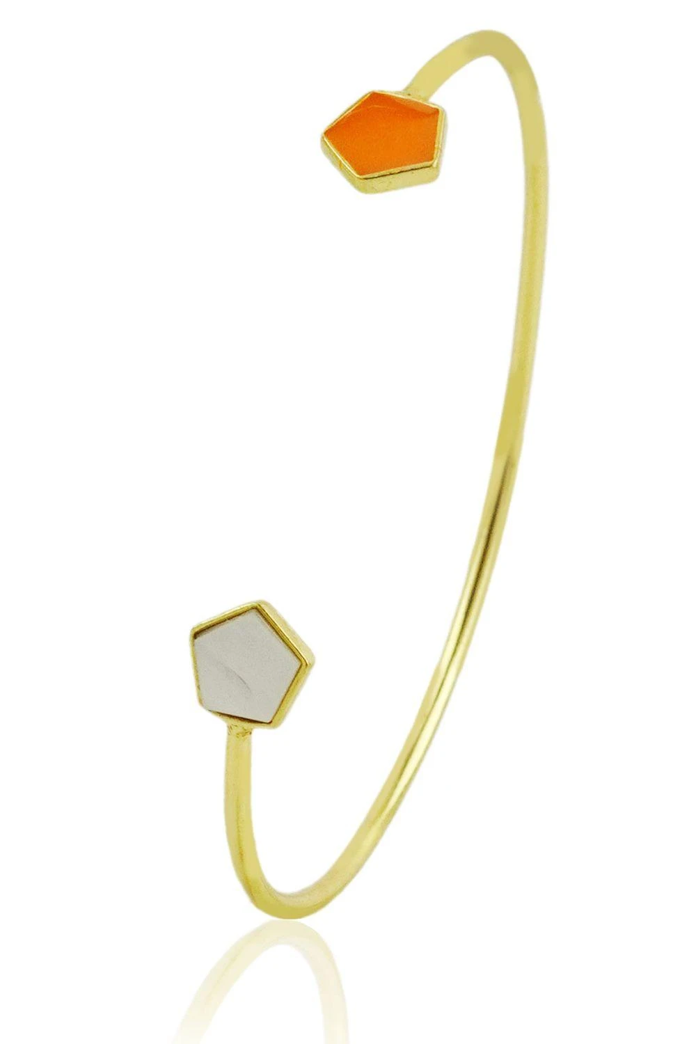 Varnika Arora Orange Lumi Bangle 3 Varnika Arora Orange Lumi Bangle