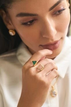 Aulerth Rumeli Double-Motif Ring By JJV By JJ Valaya