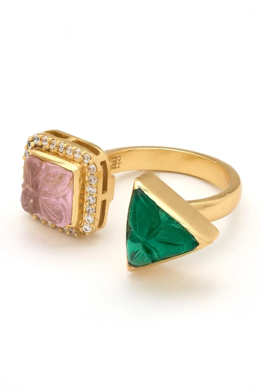 Aulerth Rumeli Double-Motif Ring By JJV By JJ Valaya 5 Aulerth Rumeli Double-Motif Ring By JJV By JJ Valaya - Image 3