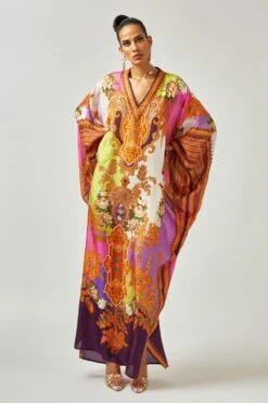 Rajdeep Ranawat Verusha Floral Kaftan -Inca Sales Store 011223rr03 4