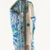 Rajdeep Ranawat Seville French Blue Geometric Print Kaftan 1 Rajdeep Ranawat Seville French Blue Geometric Print Kaftan -Inca Sales Store 013122023rr05 1