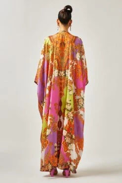 Rajdeep Ranawat Imama Multi-Color Whimsical Print Kaftan -Inca Sales Store 013122023rr13 5
