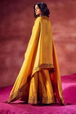 Punit Balana Yellow Embellished Sharara Set -Inca Sales Store 0312pw5 3 2