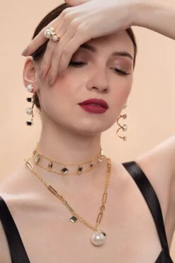 Isharya Amara Mirror Cupola Earrings