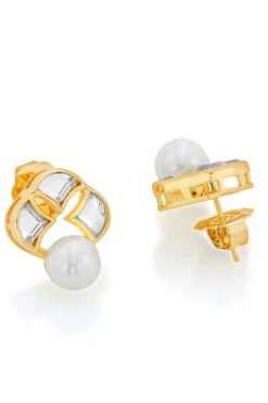 Isharya Amara Statement Pearl Stud Earrings -Inca Sales Store 0404ish04 4