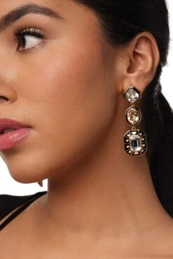 Isharya Crystal Dangler Earrings