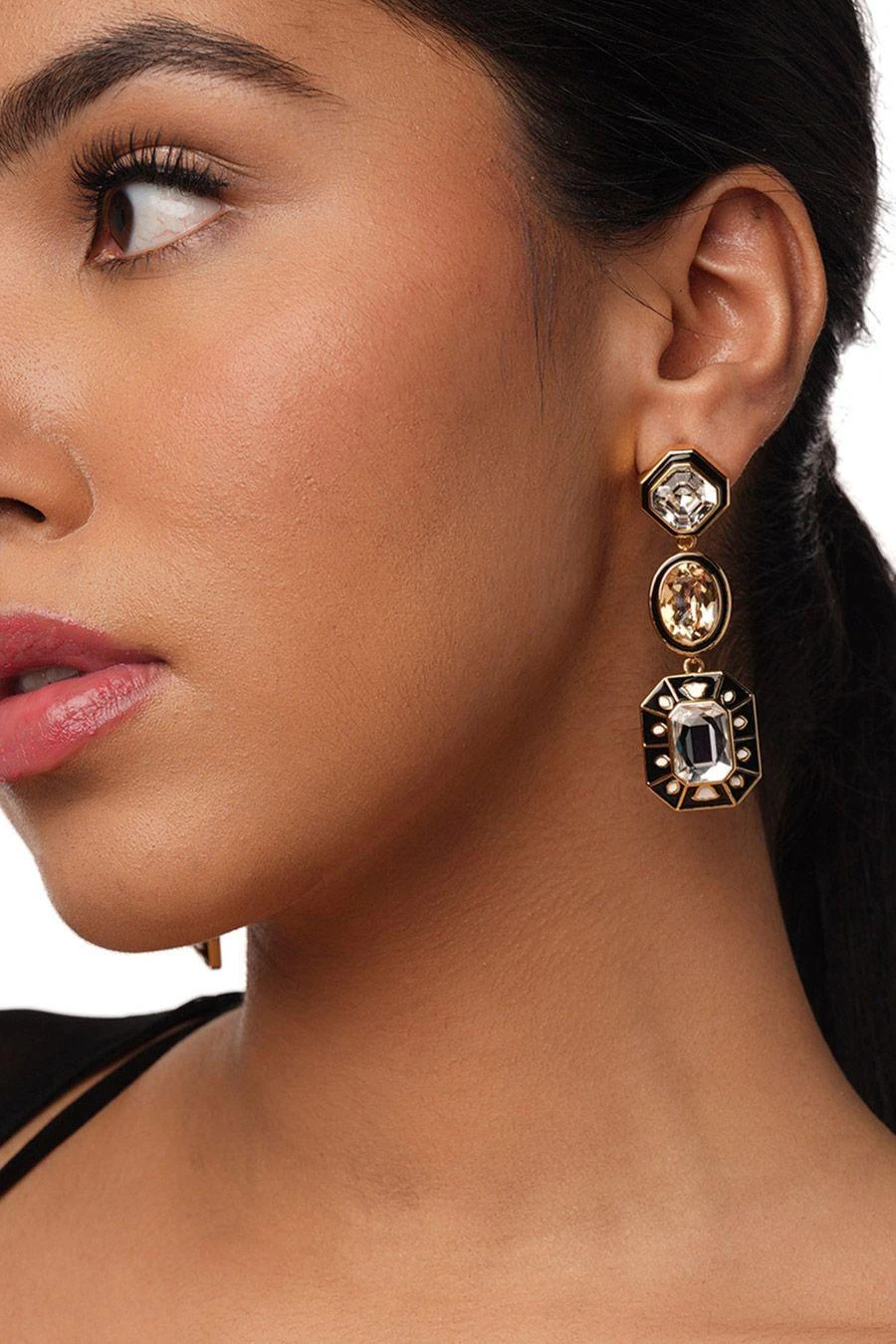 Isharya Crystal Dangler Earrings 3 Isharya Crystal Dangler Earrings
