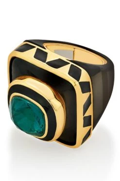 Isharya Green Crystal Resin Ring -Inca Sales Store 0404yshb018 3