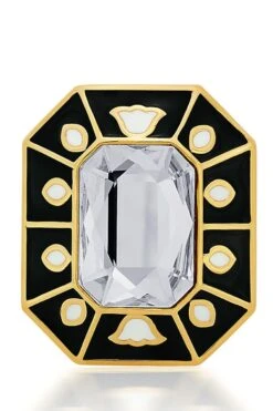 Isharya Blaze Chevron Crystal Ring 7 Isharya Blaze Chevron Crystal Ring -Inca Sales Store 0404yshb019 2