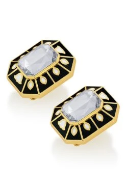 Isharya Blaze Crystal Enamel Studs -Inca Sales Store 0404yshb09 3