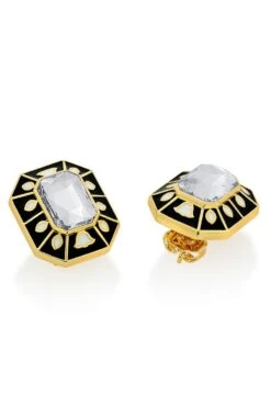 Isharya Blaze Crystal Enamel Studs -Inca Sales Store 0404yshb09 4