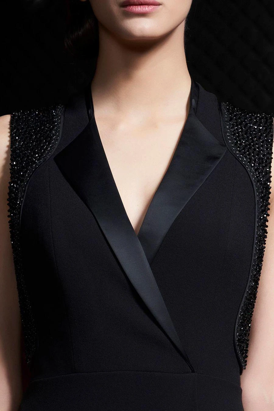 Rohit Gandhi + Rahul Khanna Omega Black Overlap Dress 5 Rohit Gandhi + Rahul Khanna Omega Black Overlap Dress - Image 3