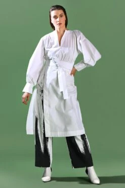 Bennch Brush Stroke Monochrome Pants