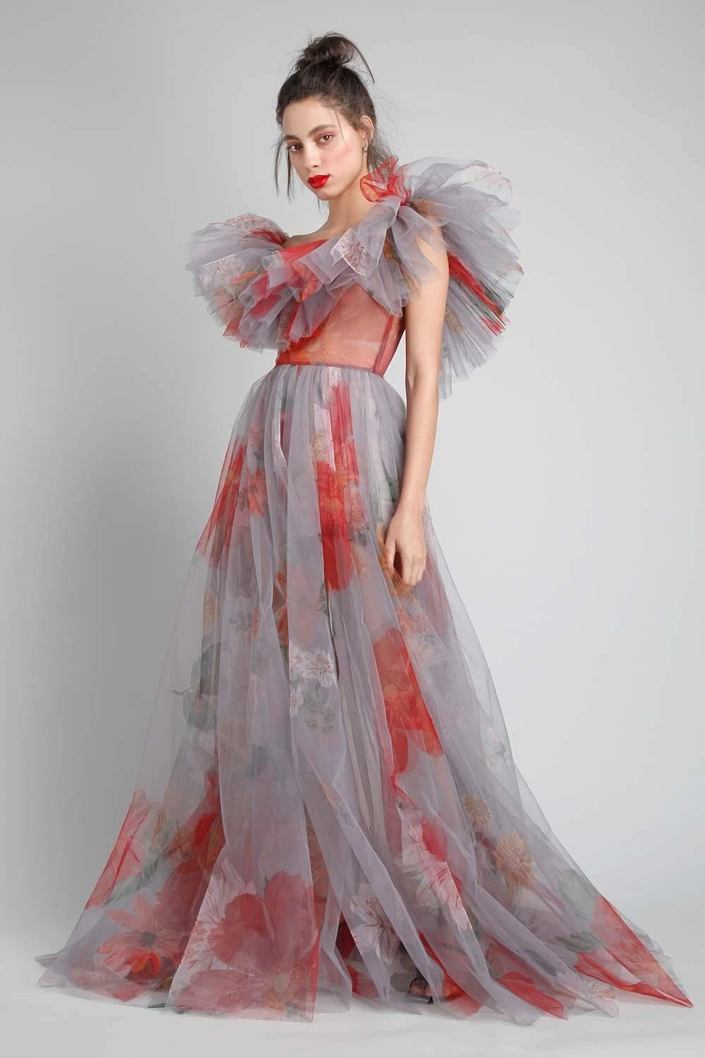 Gauri & Nainika Square Neck Ruffled Romper 3 Gauri & Nainika Square Neck Ruffled Romper