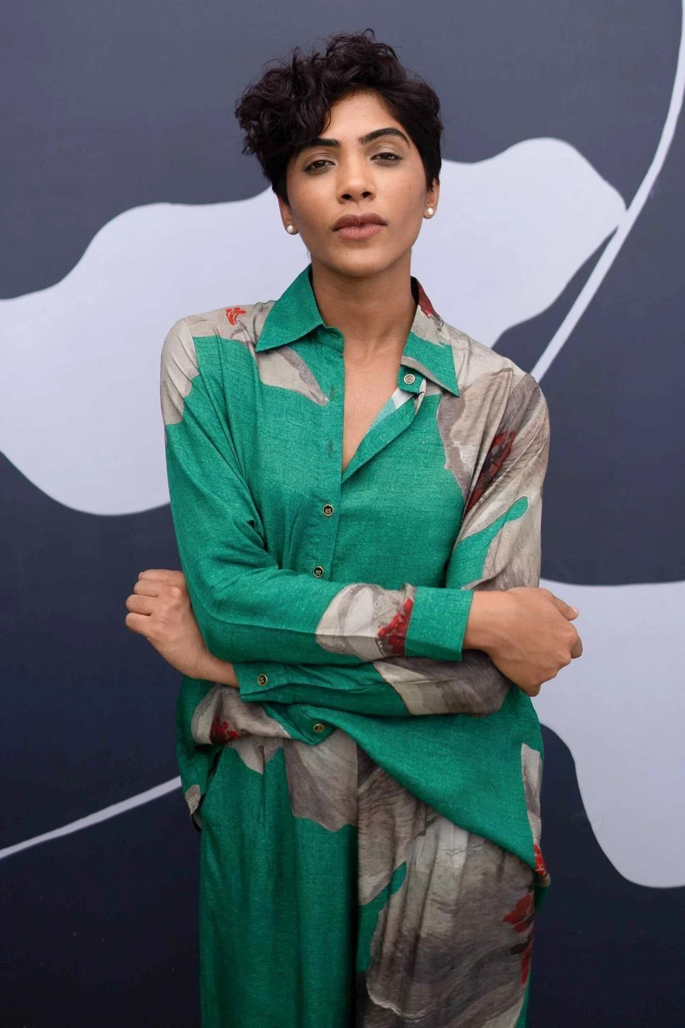 YAM Green Printed Co-ord Set 3 YAM Green Printed Co-ord Set