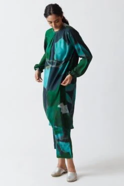 YAM Forest Green Jasper Kurta Set -Inca Sales Store 0702ym06 2