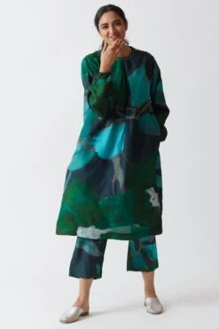 YAM Forest Green Jasper Kurta Set -Inca Sales Store 0702ym06 3