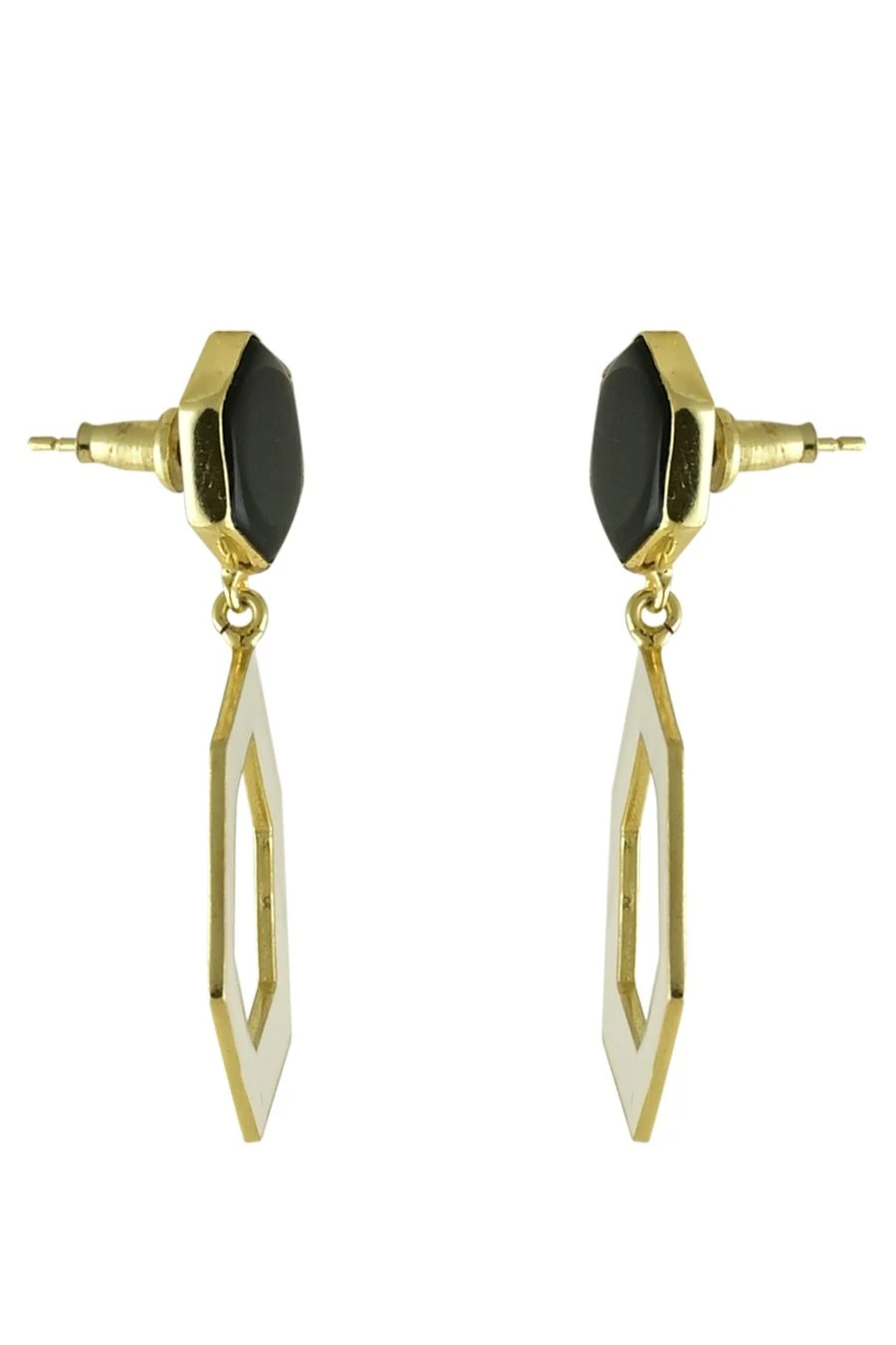Varnika Arora Anya Black Onyx Earrings 4 Varnika Arora Anya Black Onyx Earrings - Image 2