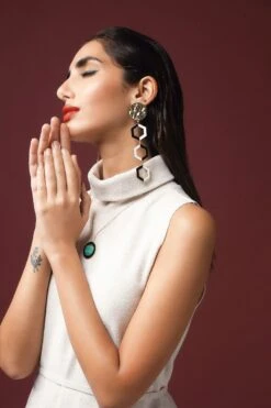 Varnika Arora Adara Deco Drop Earrings -Inca Sales Store 0802va10 2