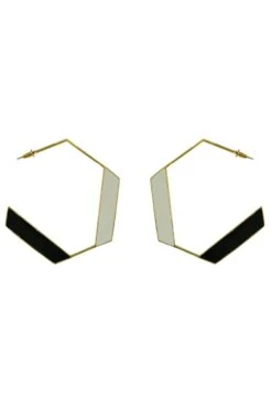 Varnika Arora Black & White Deco Drop Earrings 9 Varnika Arora Black & White Deco Drop Earrings -Inca Sales Store 0802va18 4