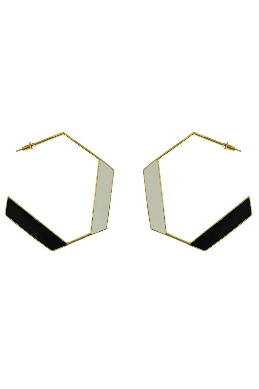 Varnika Arora Black & White Deco Drop Earrings 6 Varnika Arora Black & White Deco Drop Earrings - Image 4