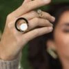 Varnika Arora Ikaia Mother-of-pearl Ring -Inca Sales Store 0802va22 1