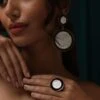 Varnika Arora Alyssa Mother Of Pearl Ring 2 Varnika Arora Alyssa Mother Of Pearl Ring -Inca Sales Store 0802va24 1