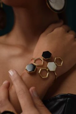 Varnika Arora Illeana Black Onyx Bracelet