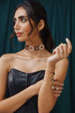 Varnika Arora Ivana Deco Drop Necklace