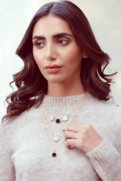 Varnika Arora Amyra Black Onyx Necklace