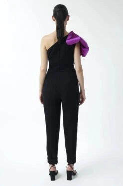 Gauri & Nainika Black Dramatic Bow Jumpsuit 7 Gauri & Nainika Black Dramatic Bow Jumpsuit -Inca Sales Store 0809gk08 3