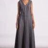 Bodice Grey Denim Fit-and-flare Dress 1 Bodice Grey Denim Fit-and-flare Dress -Inca Sales Store 0grey 2236d 2101 1