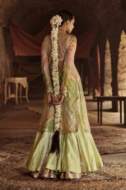 Itrh Layered Sharara With Metallic Bralette & Jacket -Inca Sales Store 1008 4