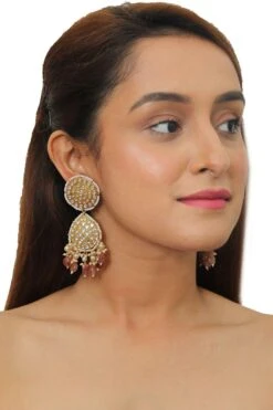 Riana Jewellery Sea Green & Pink Jadtar Necklace Set -Inca Sales Store 1010ria85 5