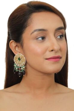 Riana Jewellery Green & Purple Jadtar Necklace Set -Inca Sales Store 1010ria93 5