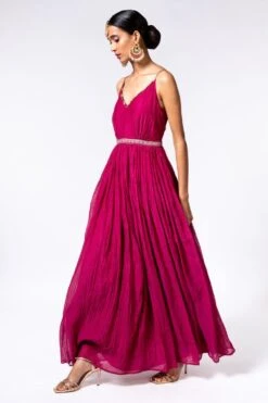 Torani Ruby Red Maxi Dress -Inca Sales Store 1011tor3 4