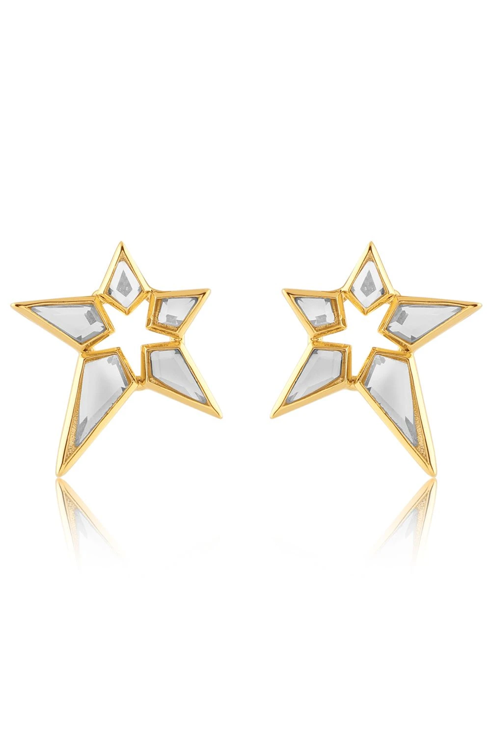 Isharya Nuit Gold Shooting Star Stud Earrings 4 Isharya Nuit Gold Shooting Star Stud Earrings - Image 2