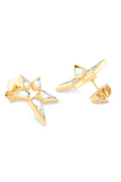 Isharya Nuit Gold Shooting Star Stud Earrings 7 Isharya Nuit Gold Shooting Star Stud Earrings -Inca Sales Store 10124ie71 3