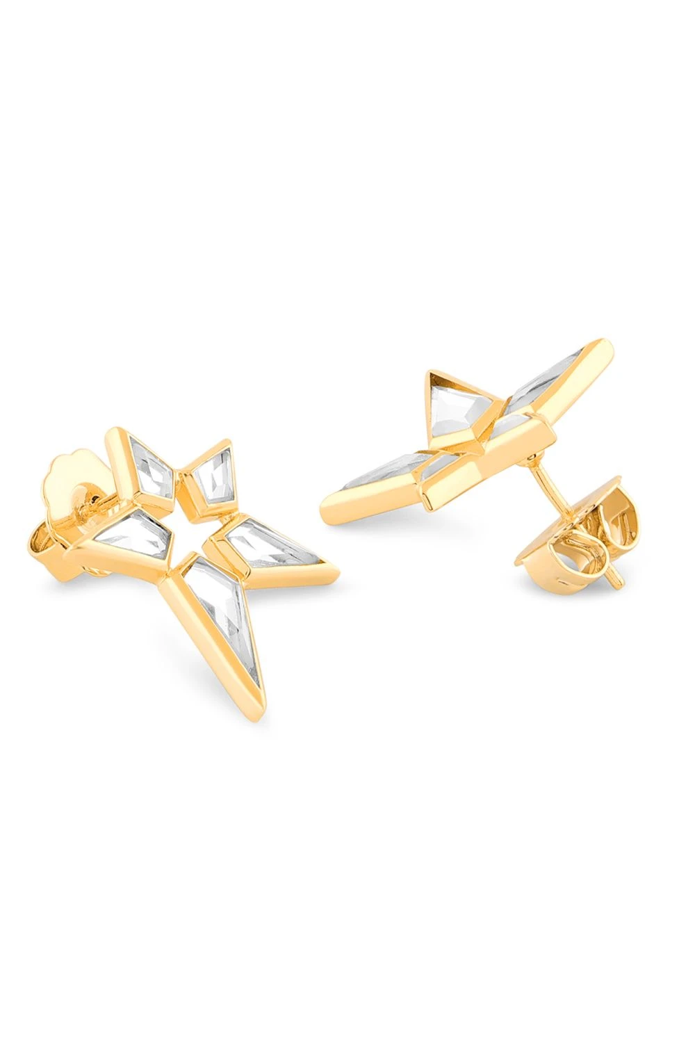Isharya Nuit Gold Shooting Star Stud Earrings 5 Isharya Nuit Gold Shooting Star Stud Earrings - Image 3