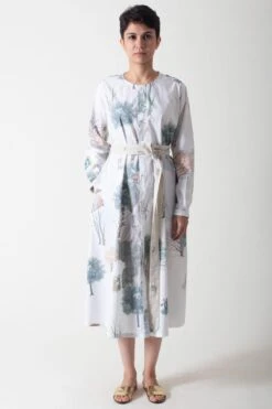 Best Seller 11 SUKETDHIR White Printed Poplin Shirt Dress
