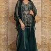 Ridhima Bhasin Jewelled Green Threadwork Sharara Set -Inca Sales Store 102rb21 1