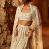 Ridhi Mehra Ivory Embroidered Mir Lehenga Set -Inca Sales Store 102rm6 1
