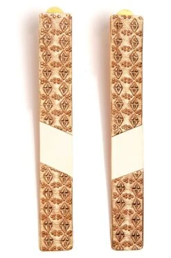 Suhani Pittie Gold Relics On Sand Linear Earrings -Inca Sales Store 10323sup10 2