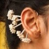 Suhani Pittie Pearl Bunch Earcuff
