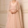 Tarun Tahiliani Blush Pink Crystal Embellished Anarkali Set 2 Tarun Tahiliani Blush Pink Crystal Embellished Anarkali Set -Inca Sales Store 10523ttd11 1