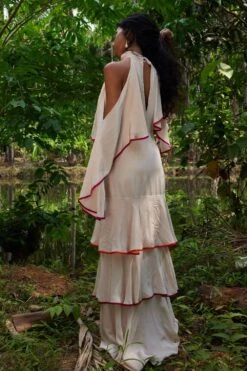 Twinkle Hanspal Alice Ivory Tiered Dress -Inca Sales Store 10723th1 3 1